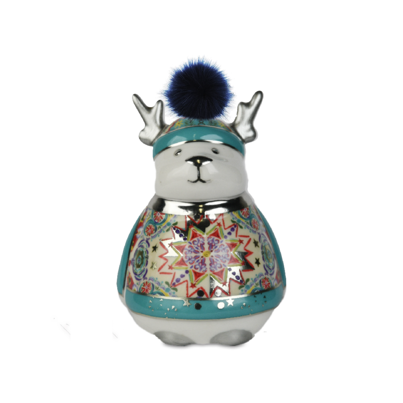 Diffuseur renne silver cosy Xmas Baci Milano