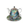 Théière egoiste Baci Milano Cosy Xmas silver