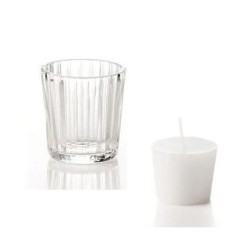 Bougie recharge pour verre luisant Bougie la Française  10H