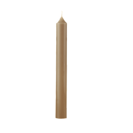 Bougie Bâton classique 20cm Taupe - Bougies la Française