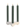 Bougie Bâton classique 20cm Vert noël - Bougies la Française