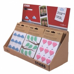 Stickers fix Nuages repositionnables - Cookut