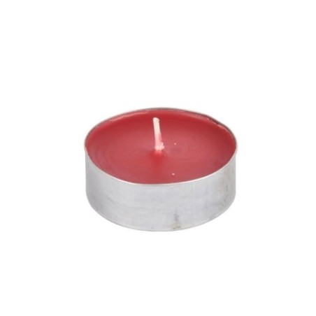 Bougie chauffe-plat rouge foncé à l'unité