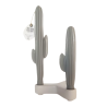 Duo flambeaux cactus gris - Bougie la Francaise