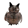 Hibou en métal photophore Dekoratief