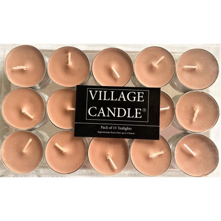 Boite de 15 lumignons marron village candle