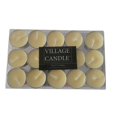 Boite de 15 lumignons écru village candle