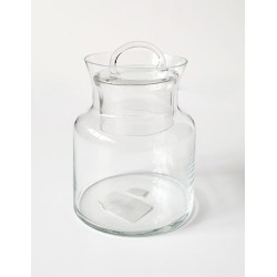 Bonbonnière en verre avec couvercle GM