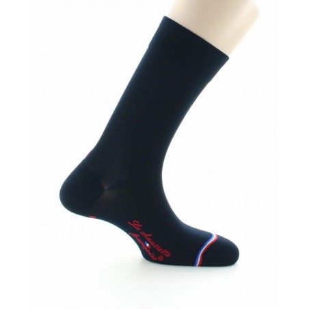 Chaussettes Opéra marine - La Chaussette Française