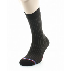 Chaussettes Opéra marron- La Chaussette Française