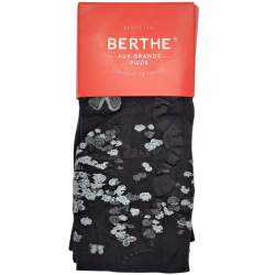 Collant noir papillons gris...