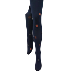 Collant Marine damiers...