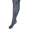 Collant marine fleurs de pavot noir– Berthe aux grands pieds