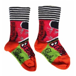 Chaussettes bébé orange 4 octobre 1957 - Berthe Aux Grand Pieds- BAG9L.5