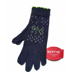 Gants bleus - Berthe Aux Grands Pieds