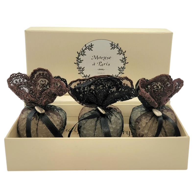 Coffret Boules de parfum – Or Irisé - Maryse à Paris