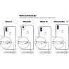 Support téléphone de vélo Kikkerland