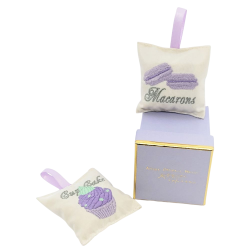Boite 2 coussins violet...