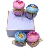 Coffret violet 4 baby boules à parfumer – Atelier Catherine Masson