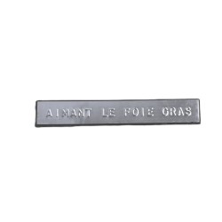 Aimant humoristique «Aimant le foie gras»