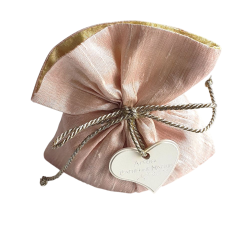 Pochon à parfumer rose – Atelier Catherine Masson
