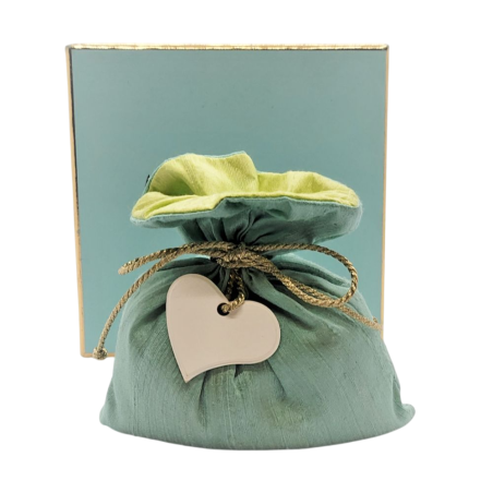 Pochon à parfumer vert – Atelier Catherine Masson