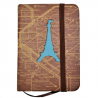 Calepin Paris bleu