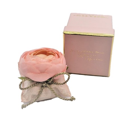 Coussin fleur à parfumer rose – Atelier Catherine Masson