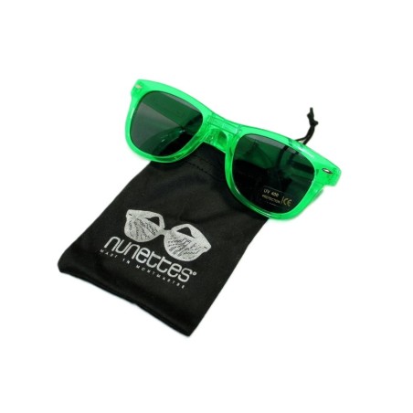 Lunettes de soleil vertes pliables "NUNETTES". Origami collection