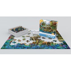 Puzzle 500 pièces Wolf Lake Fantasy