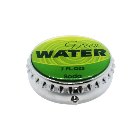 Pilulier rond Capsule de bouteille "Green Water"