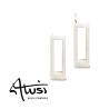 Bougie Alusi QUADRA DUE Blanche