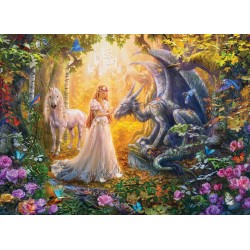 Puzzle 500 pièces Jardin de princesse