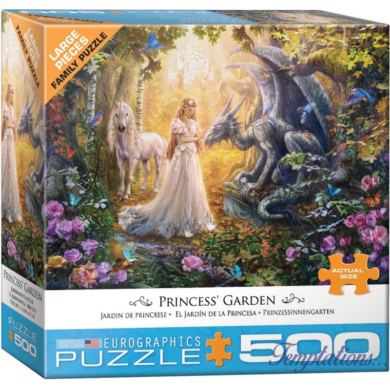 Puzzle 500 pièces Jardin de princesse