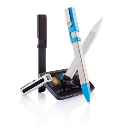 Stylo bille gris/bleu Kube 4 en 1- XD Design
