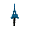 Bouchon anti- poussière pour prise jack mini Tour Eiffel Bleue