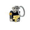 Porte-clés bouteille de parfum noire