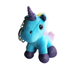 Porte-clés Licorne en peluche