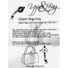 Porte-clés clips Upper Bag Key-Drapeau américain