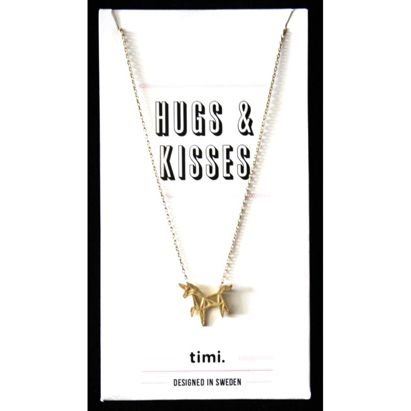 Collier Licorne or - Timi
