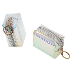 Porte-monnaie Irisé Argent