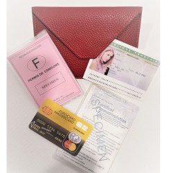 Porte-documents Enveloppe Rouge