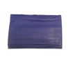 Porte bijoux de voyage en cuir Bleu