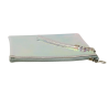 Pochette plate irisé argent