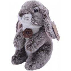 Peluche Lapin debout Gris...