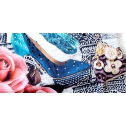 T-shirt Paris "Les roses et les strass"