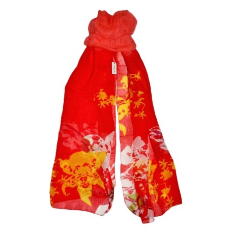 Foulard Rouge Milkoo by Michel LEBRUN