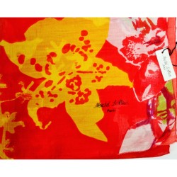 Foulard Rouge Milkoo by Michel LEBRUN