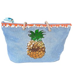Sac de plage Ananas "Mademoiselle Citron"