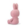 Peluche Miffy Lapin en velours côtelé rose